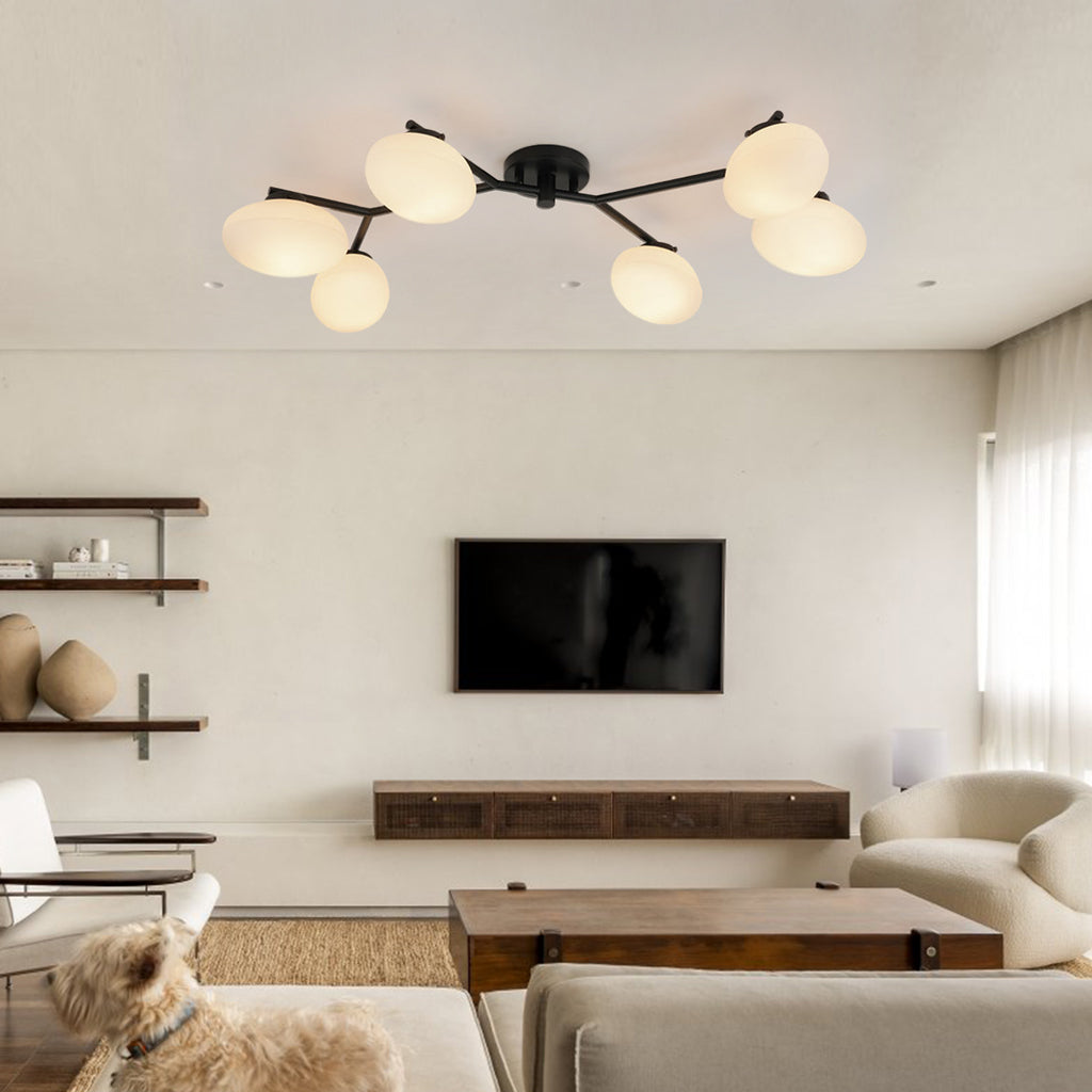 Contemporary 6 Light Branch Frosted Glass Linear Semi Flush Mount Light (1).webp__PID:b10c9246-3a96-4723-b6f6-5dbeabe0d063