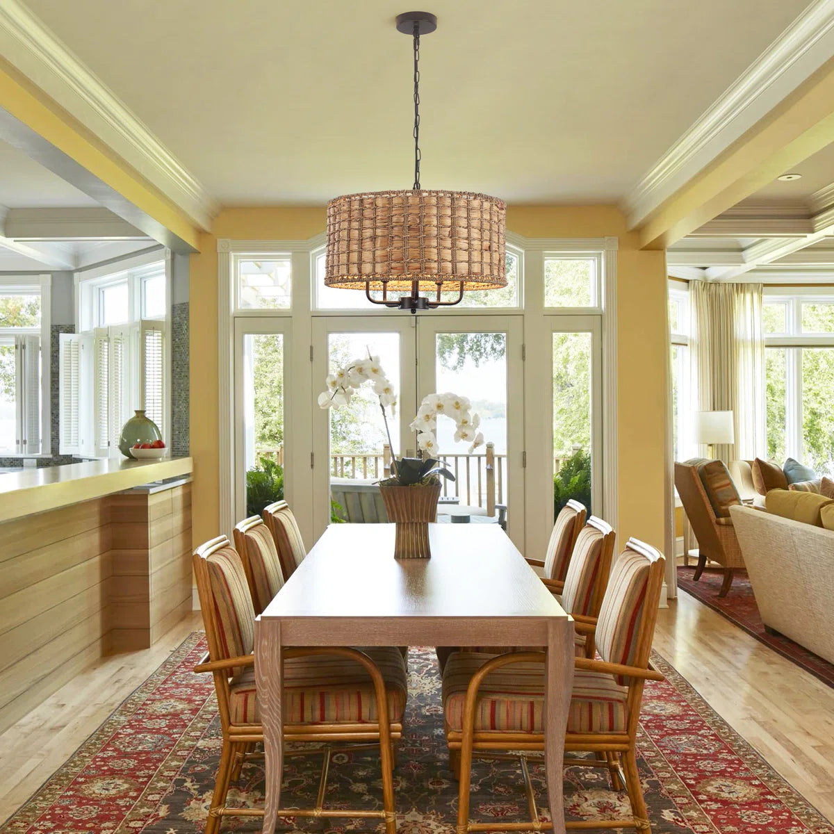Chione Rustic Bohemian Rattan Drum Pendant Light (5).webp__PID:5c00d1fe-a350-46d9-9241-b1c4cac46d0d