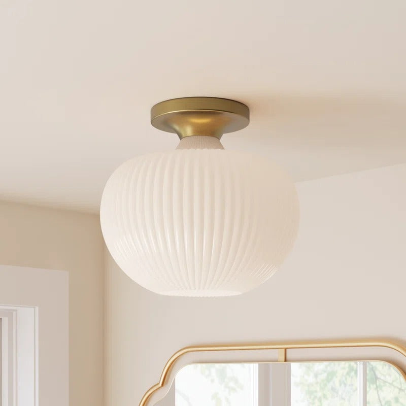 Wesley Modern Organic Milk Glass Ceiling Light scene1.webp__PID:f3af3274-6d57-423e-8b9b-50218710a362