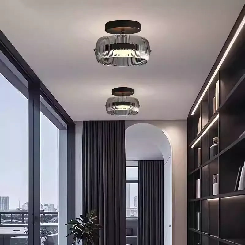 Jude Modern Ribbed Glass Dome Ceiling Light scene2.webp__PID:a4e263ef-26fc-416d-a8a2-5ff05565e854