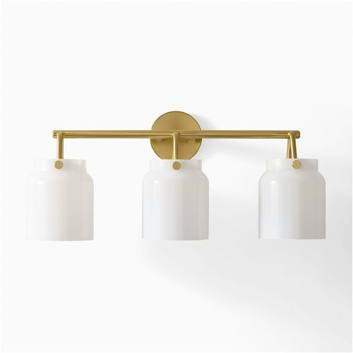 Calvin Antique Brass Opal Glass 3-Light Wall Sconce Scene3.webp__PID:fb9a737e-f2be-4f88-8fa9-76a340399ce1