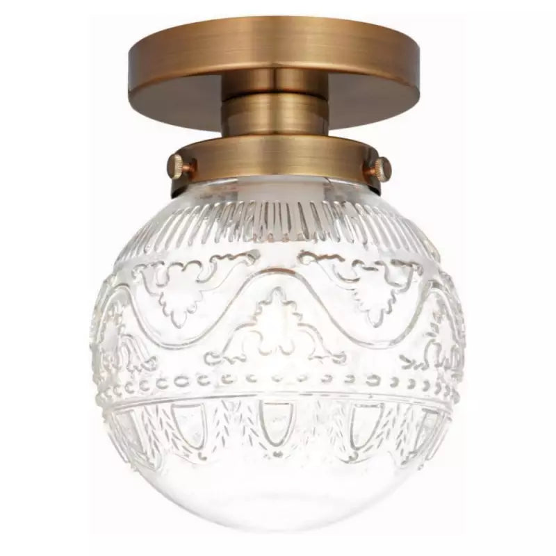 Clear Glass and Brass colour option