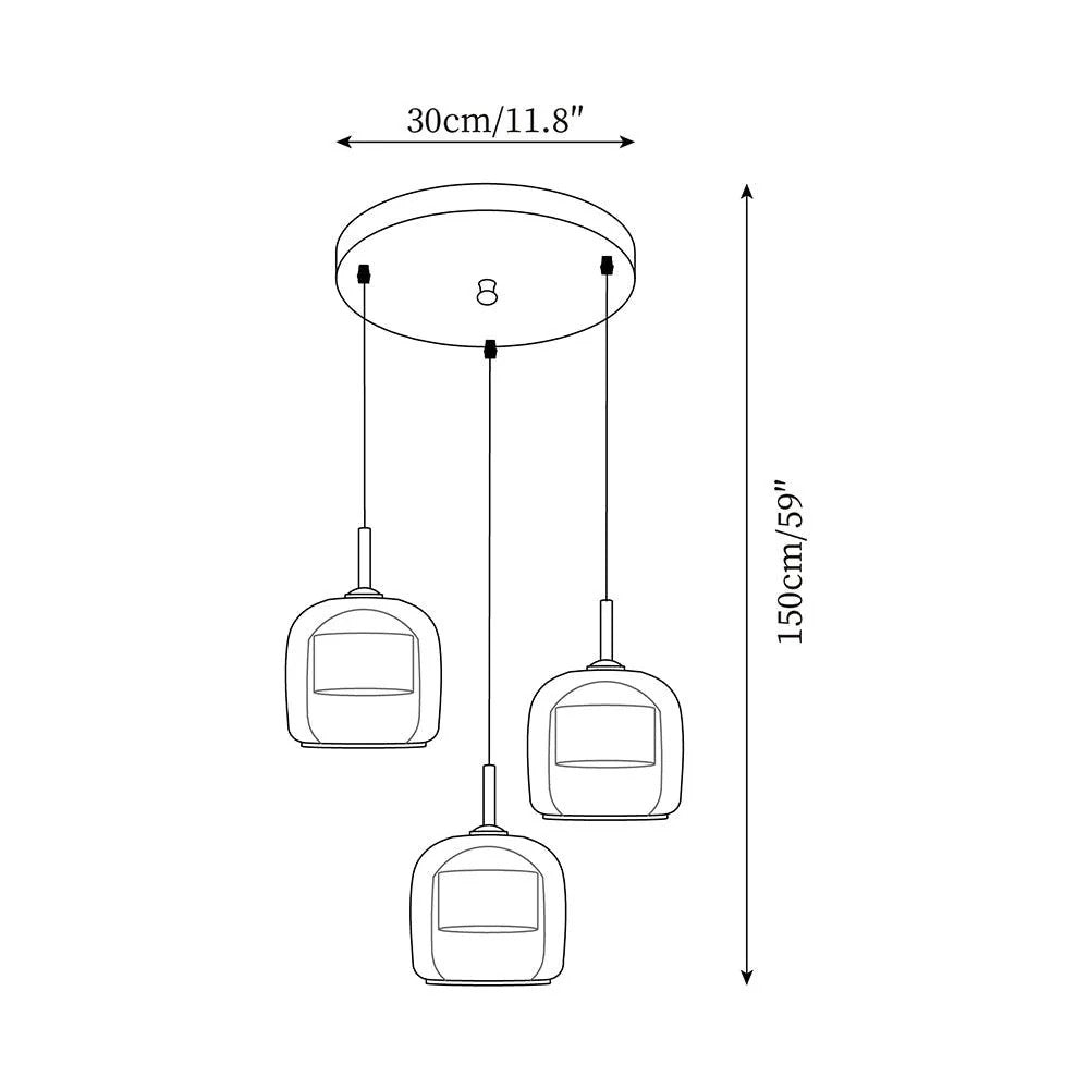 Freja Modern Smoky Glass Pendant Light size3.webp__PID:11555786-1280-4c89-b6df-f29e9f1e0859