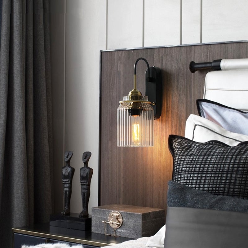 Momus Modern Cylinder Ribbed Glass Wall Sconce (4).jpg__PID:ceac79c5-e459-4d4b-a9ce-2b65558983ce
