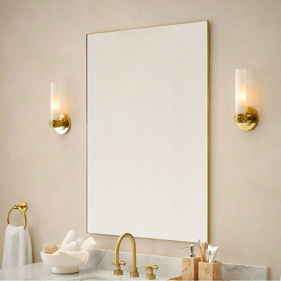 Liora Modern Milk Glass Tube Wall Sconce scene3.webp__PID:10c600b1-6158-43e2-91db-50402863f3cd