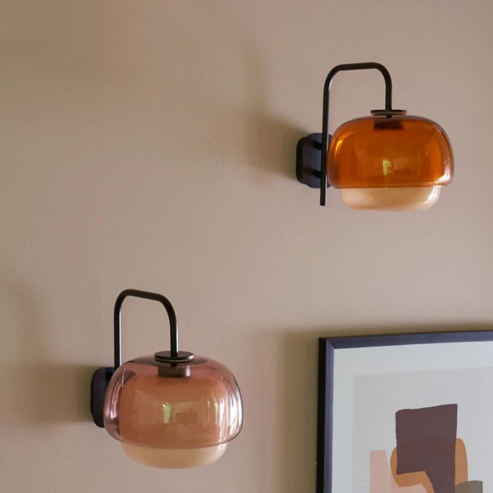 Tove Modern Round Shade Coloured Glass Wall Sconce (9).webp__PID:a55606a6-28c1-41eb-b473-6b59569d6484