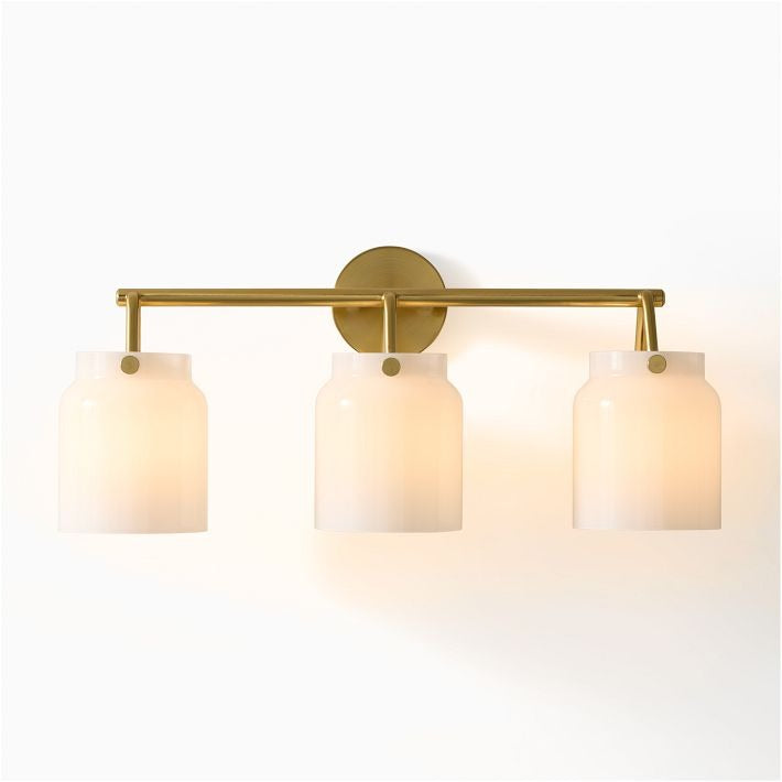 Calvin Antique Brass Opal Glass 3-Light Wall Sconce sku1.webp__PID:737ef2be-3f88-4fa9-b6a3-40399ce12e36
