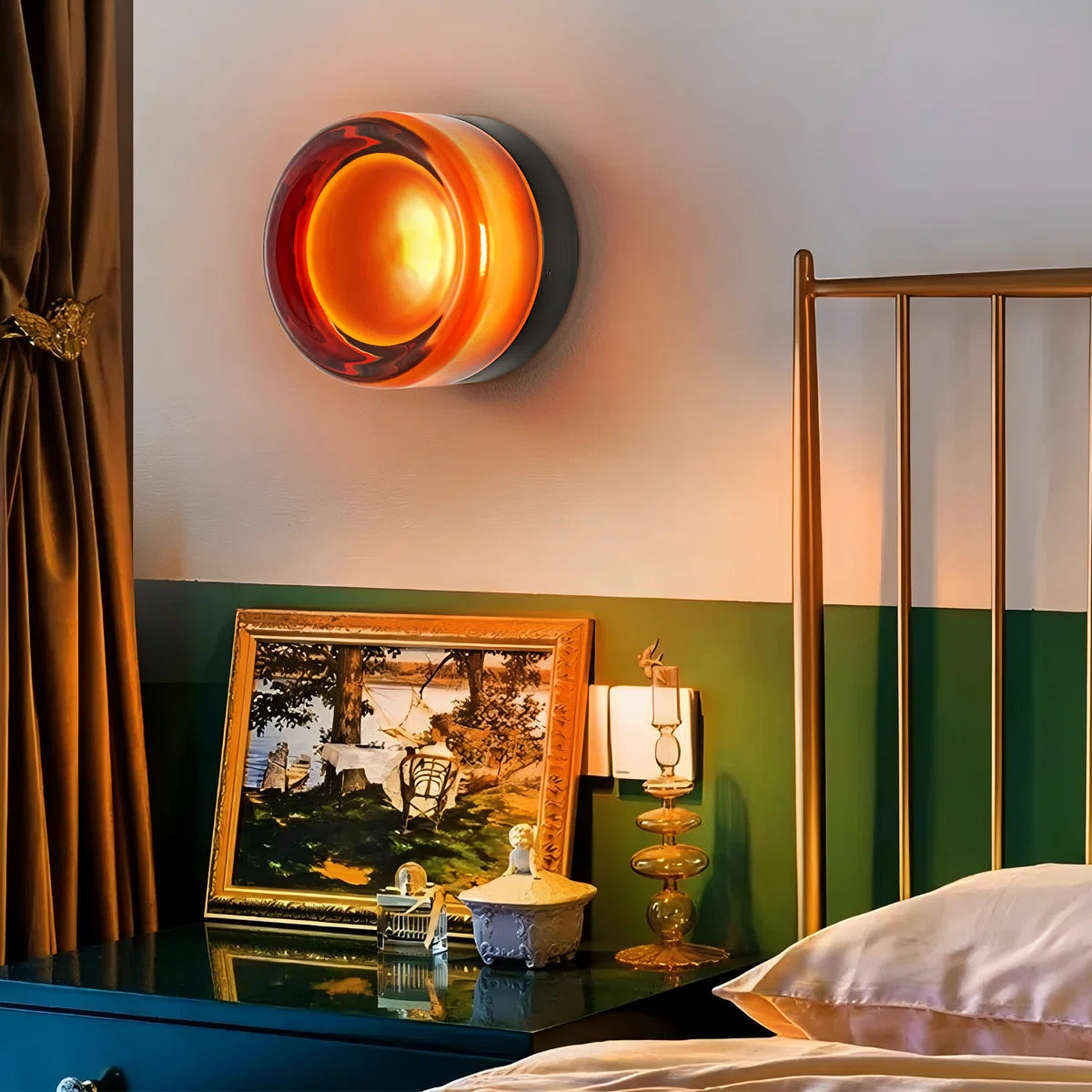 Souta Modern Dome Dimmable LED Glass Dimple Wall Sconce (22)1.webp__PID:6026cb8b-b583-4e7a-a065-35ee31e70b62
