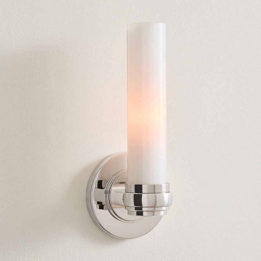 Liora Modern Milk Glass Tube Wall Sconce Aged Nickel.webp__PID:db4cac14-f439-40c6-80b1-615803e2d1db
