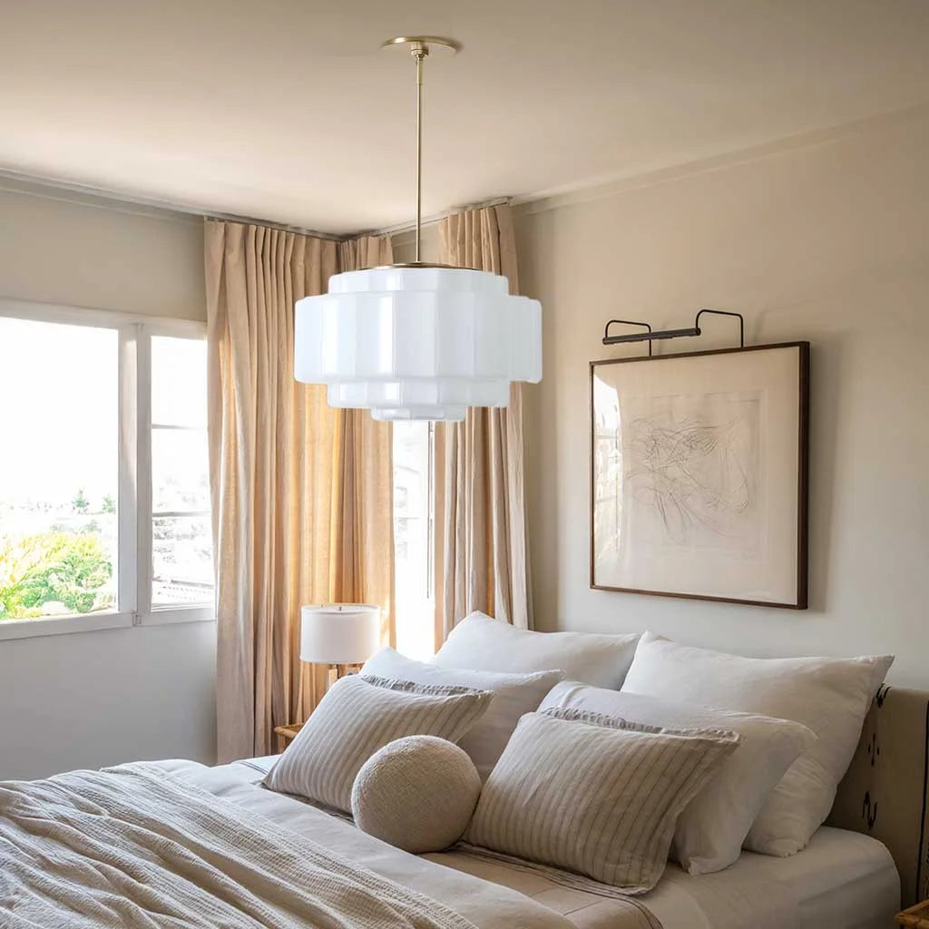 Antique Brass Tiered Opal White Glass Pendant Light (3).webp__PID:76060250-095e-4642-8f6b-753115025b06