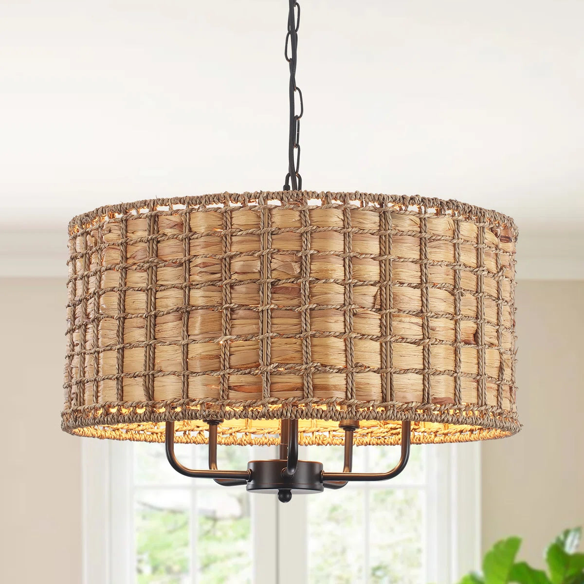 Chione Rustic Bohemian Rattan Drum Pendant Light (12).webp__PID:d91241b1-c4ca-446d-8df6-93f3b52a3cc4