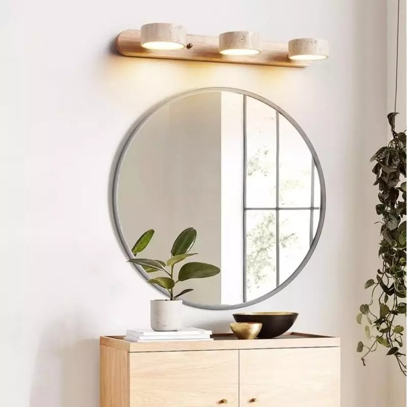 Elias Rustic Adjustable Travertine Wood Wall Sconce scene7.webp__PID:44251908-a1d1-4fdb-a068-12d8febf90e9