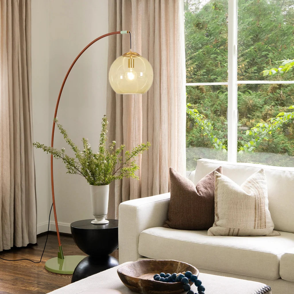 Modern Arched Floor Lamp with Amber Glass Shade (1).webp__PID:e2e8bfba-64c1-429a-955c-ad740a14d85e
