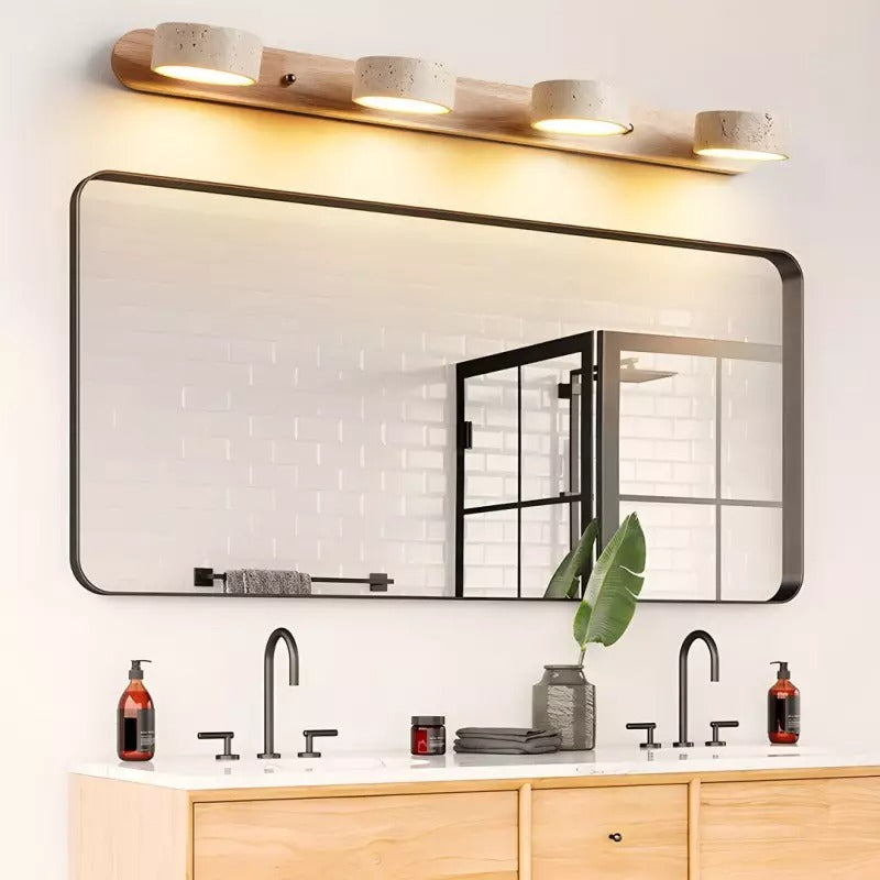 Elias Rustic Adjustable Travertine Wood Wall Sconce scene9.webp__PID:bb9e7a16-1185-4bb0-8d86-c6b7e34481d3
