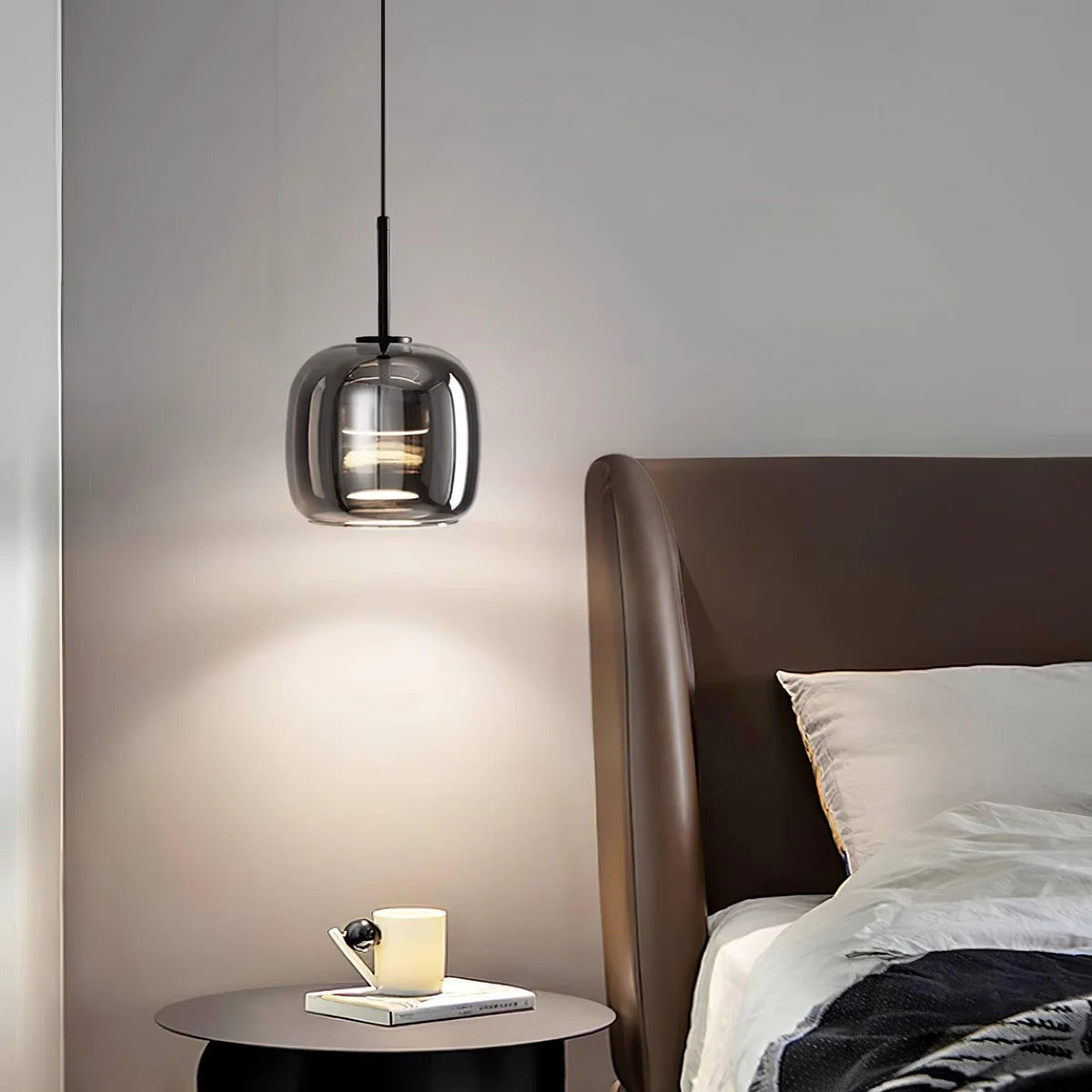 Freja Modern Smoky Glass Pendant Light scene2.webp__PID:a9c14073-7ffe-46d3-a011-55578612806c