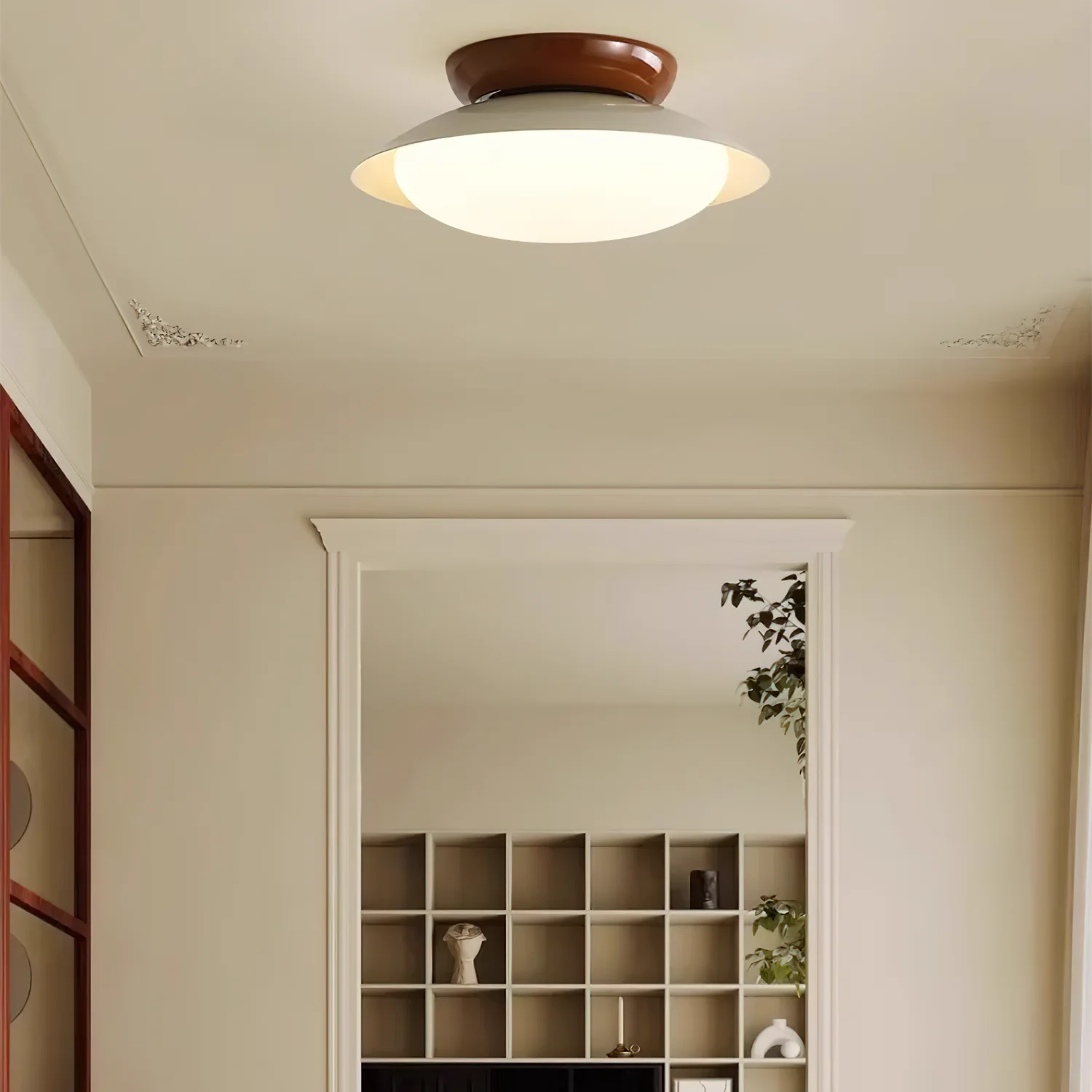 Liam Modern Frosted Dome Shade Ceiling Light scene1.webp__PID:ec3847c0-4079-4ed8-b611-d8b471625c5f