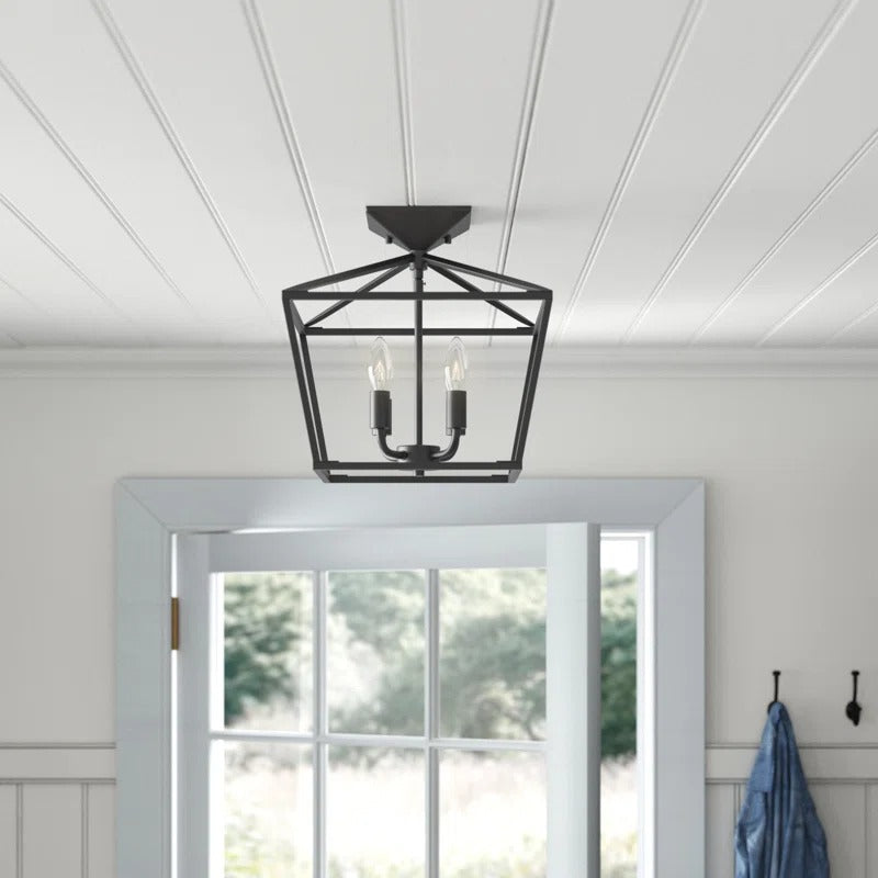 Clifton Farmhouse 4-Light Metal Ceiling Light scene2.webp__PID:11be8e63-213a-4b12-bcf8-41f766b106ea