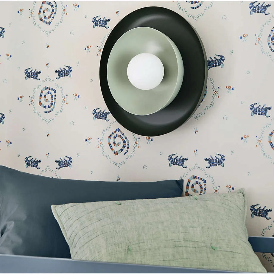 Green Neso wall-mounted in a bedroom