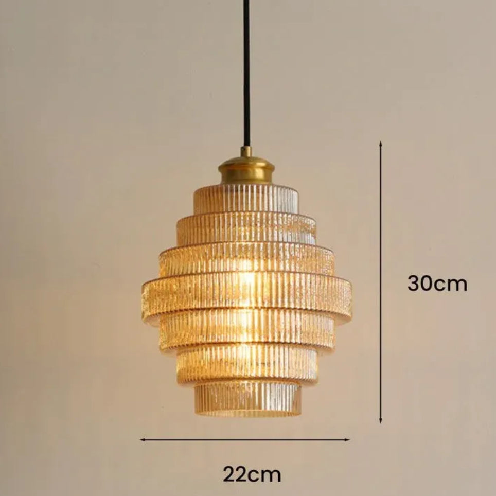 Vintage Stained Striped Glass Pendant Light size.webp__PID:864ac990-4829-46d0-b234-7fd27520e477