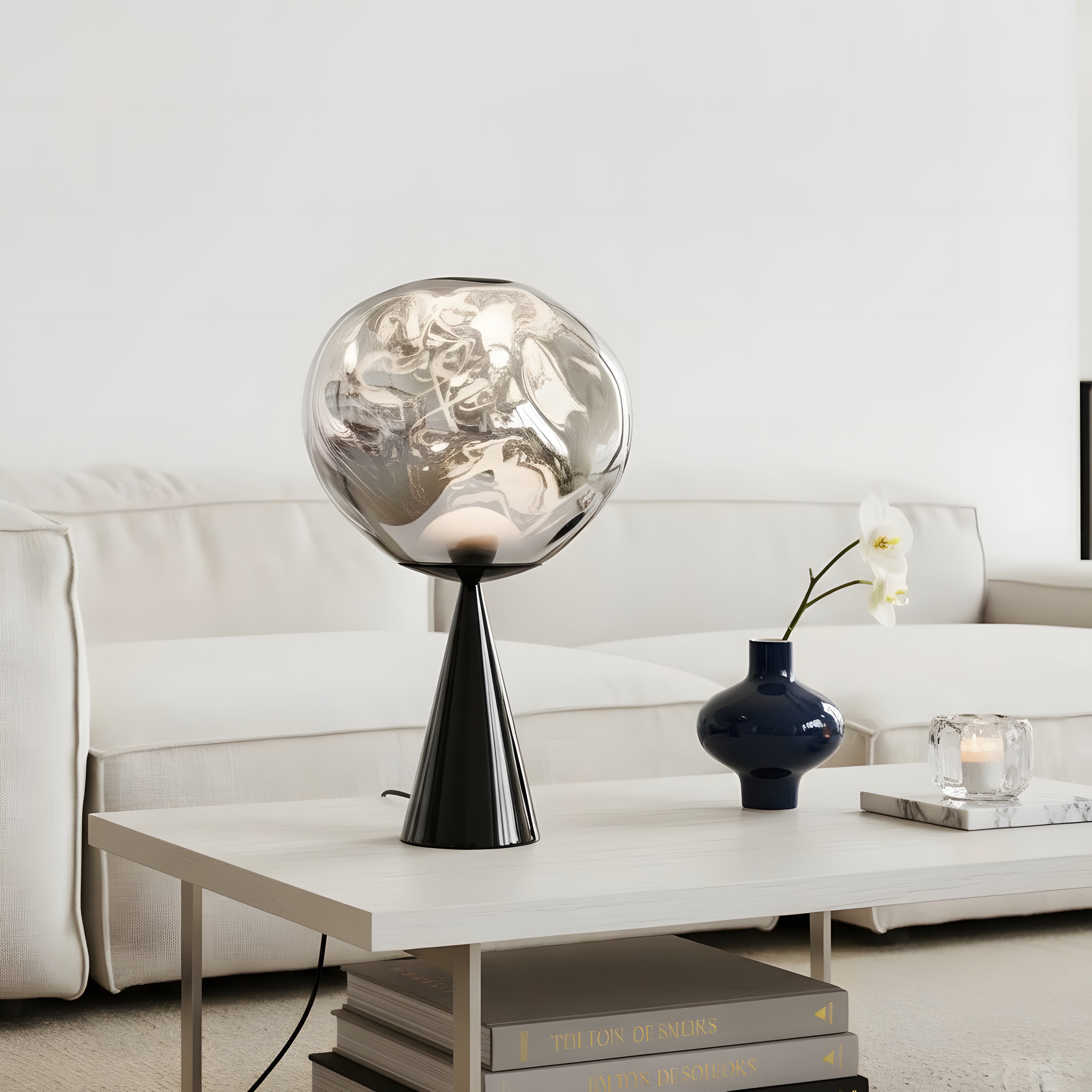 Silver Melt Cone Fat LED Table Lamp for Living Room (6).webp__PID:3a1a664e-182f-4773-b343-ee03247abce4