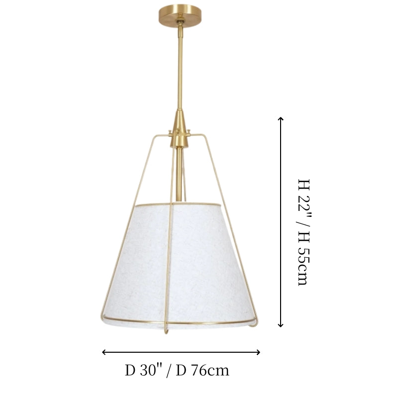 Shimmer Minimalist Conical Linen Metal Pendant Light32.jpg__PID:e454f71b-768d-4058-994c-af65f9351467