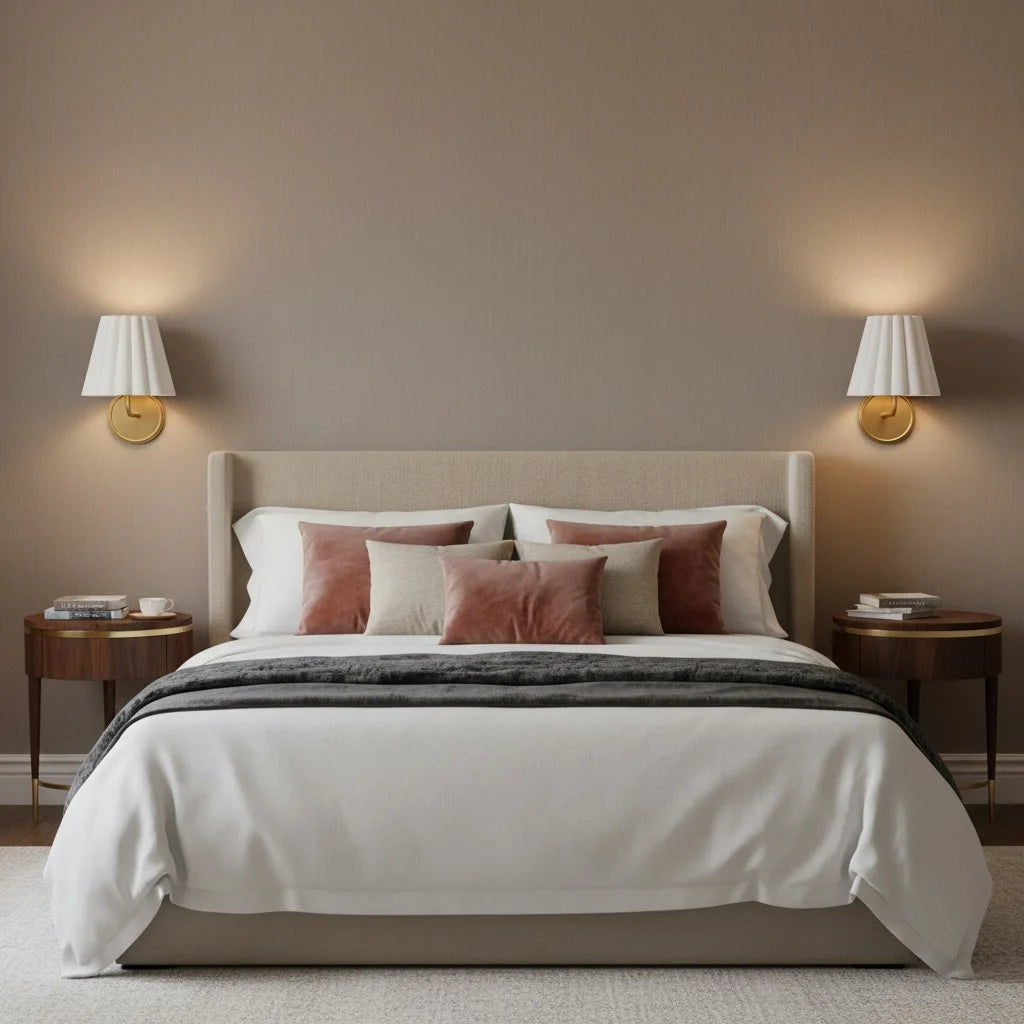 Kaiya Minimalist Textured Linen Fabric Tapered Wall Sconce12.webp__PID:01f2e18f-42a0-43d9-be7b-38cbb6927412