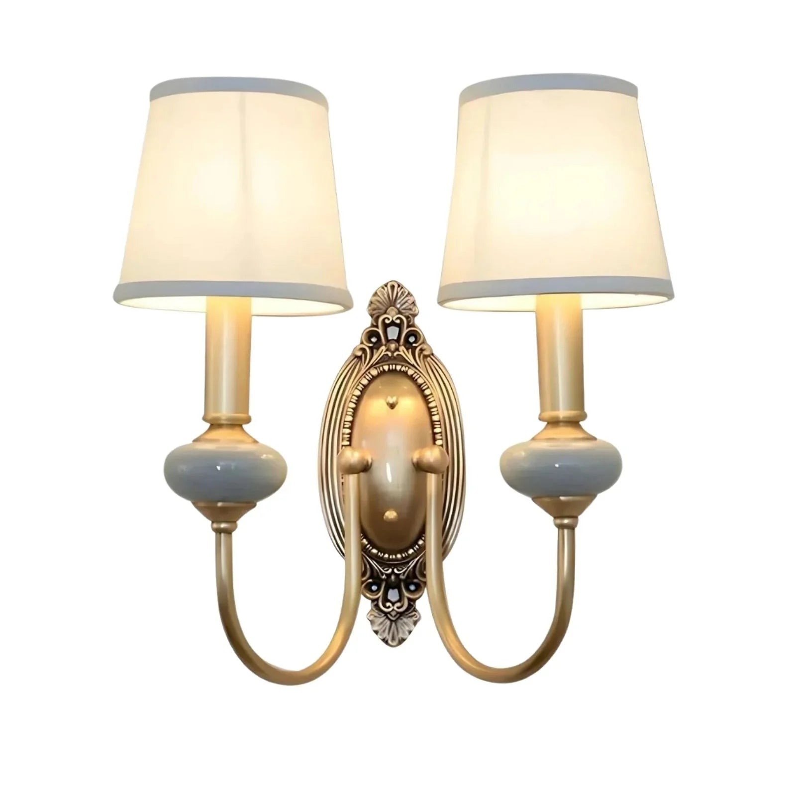 Freya Lotus glass wall light amber.jpg__PID:ef8c0e3d-8f95-4e31-aa2a-34849744b6c6