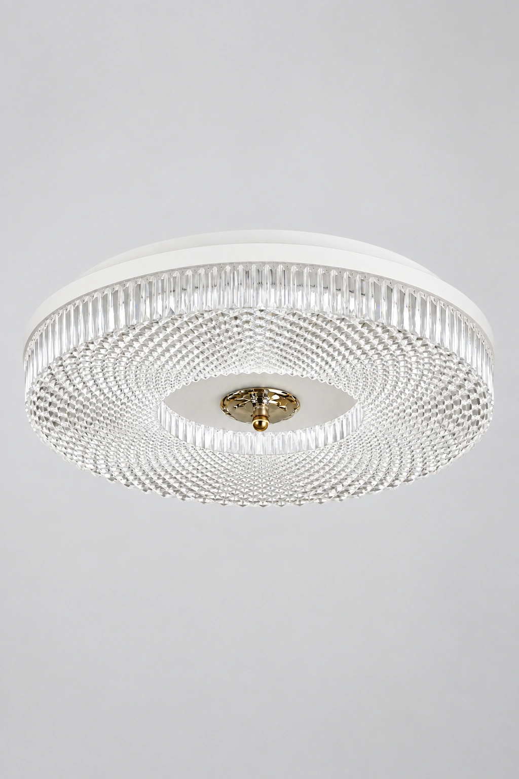 Ayla LED flush mount ceiling light on a neutral background
