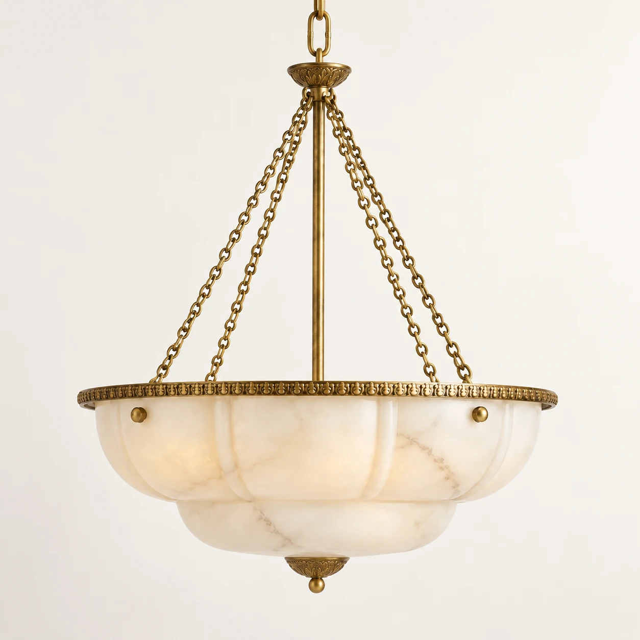 Avery Vintage Bowl-Shade Metal Pendant Light — 01-identity